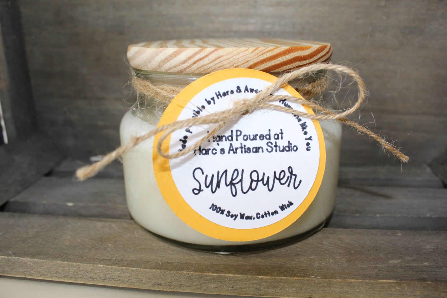 Sunflower Candle