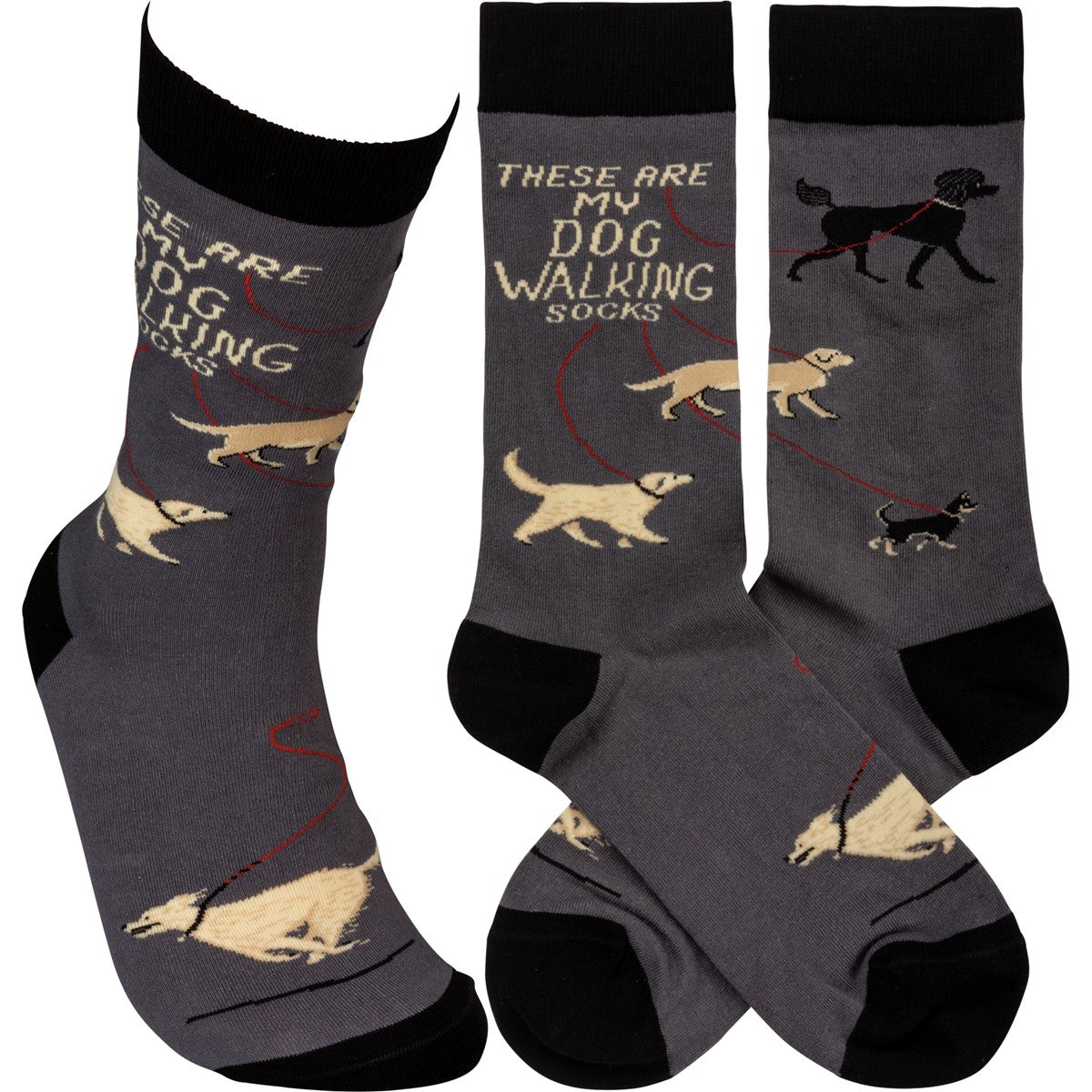 These are my dog walking socks