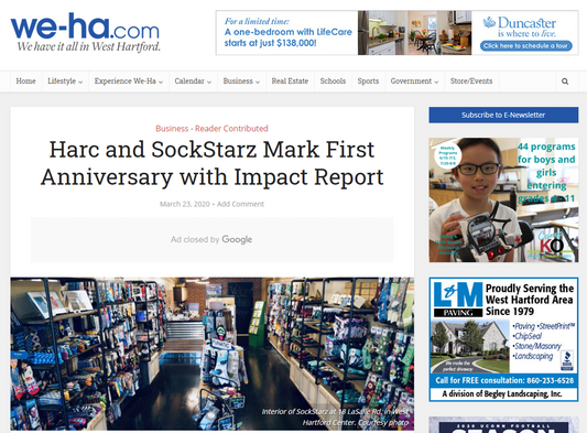 Harc and SockStarz Mark First Anniversary with Impact Report