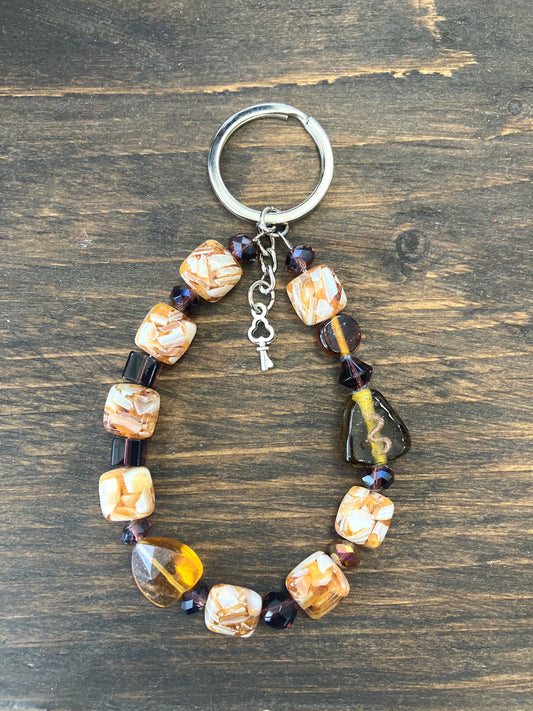 Harry Potter inspired keychain with Key charm