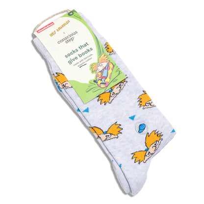 Hey Arnold socks that Give Books
