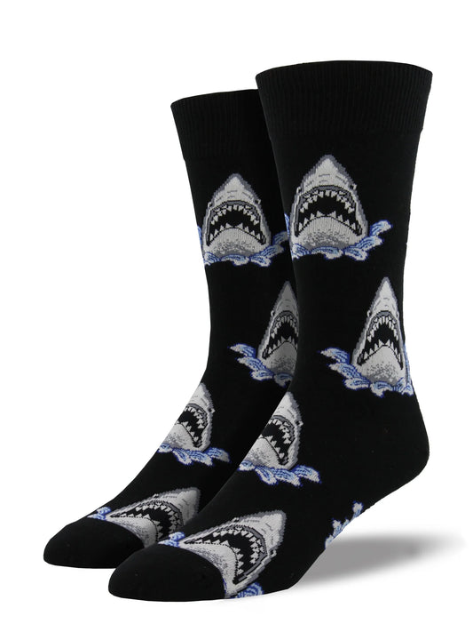 Shark Attack Black- Mens