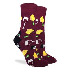 Women's Wine & Cheese Sock