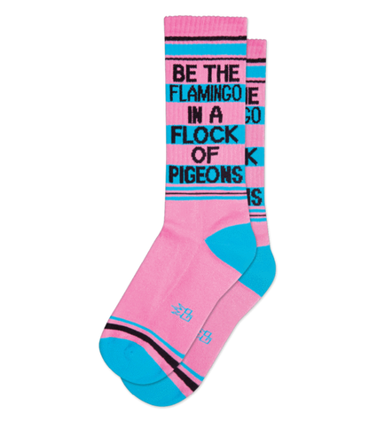 Be the Flamingo in the Flock of Pigeons
