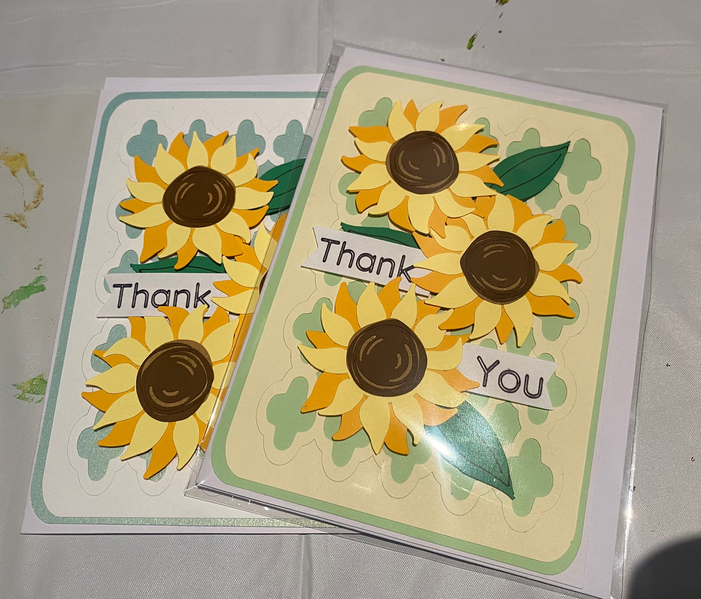 Sunflower Thank You Greeting Card