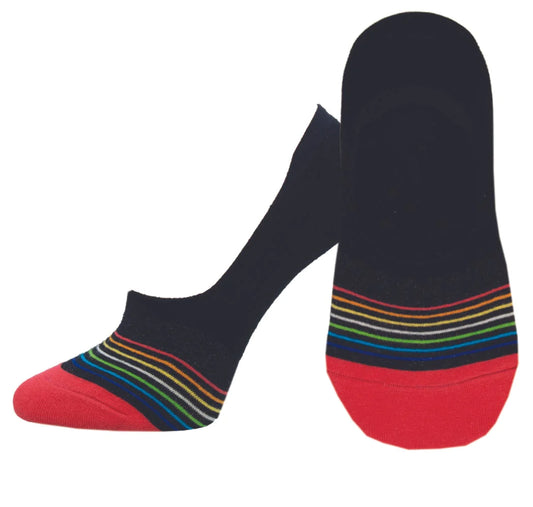 Blk Multi Stripe Women