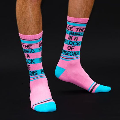 Be the Flamingo in the Flock of Pigeons
