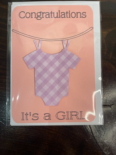 It's a Girl Greeting Card