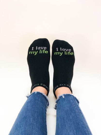 "I love my life/happiness" - black