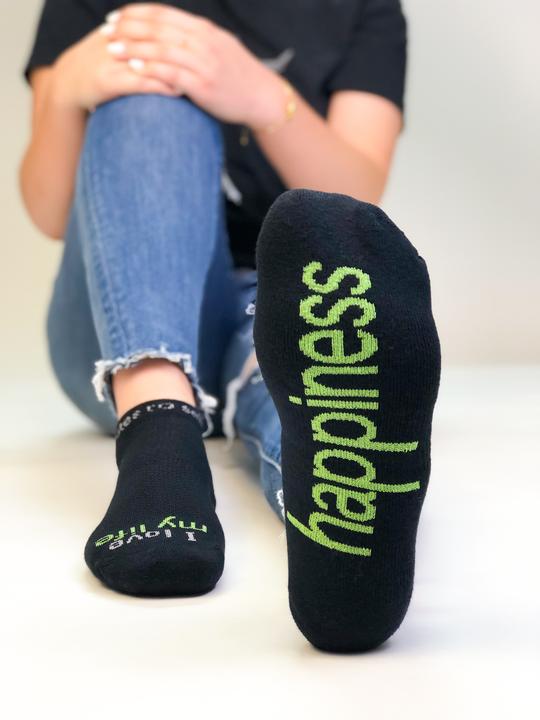 "I love my life/happiness" - black